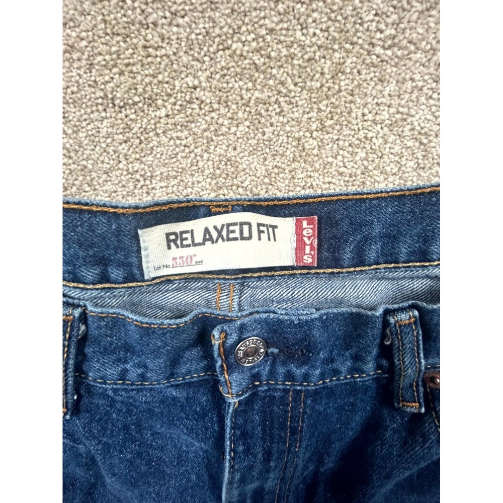 Vintage Levi's 550 Jeans Mens 36x36 Blue Denim Cotton Relaxed Fit Straight Leg - Picture 3 of 9